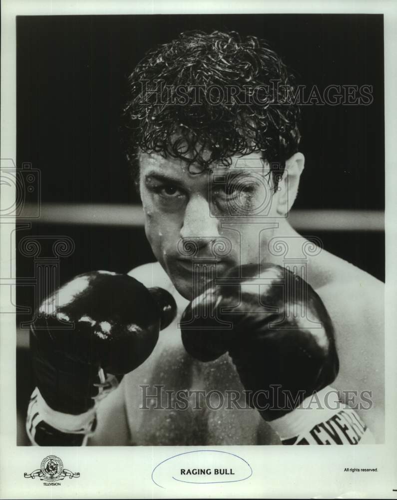 1989 Press Photo Actor Robert De Niro in boxing film &quot;Raging Bull&quot; - nos29027- Historic Images