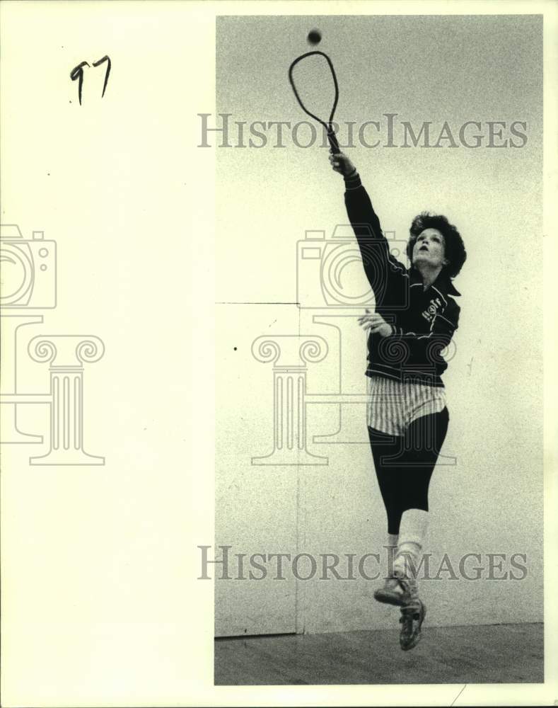 Press Photo Kenner, Louisiana-A racquetball player in action - nos29037- Historic Images