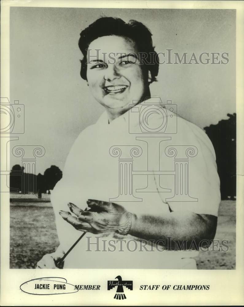 Press Photo Golfer Jackie Pung - nos29174- Historic Images