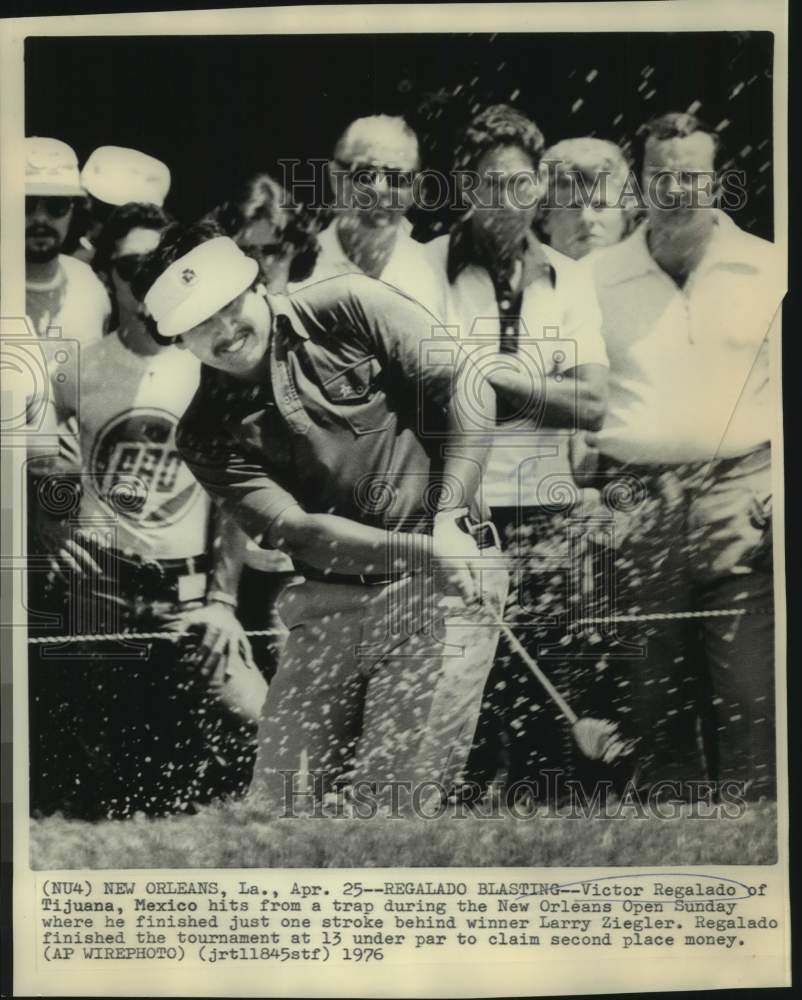 1976 Press Photo Golfer Victor Regalado plays the New Orleans Open - nos29179- Historic Images