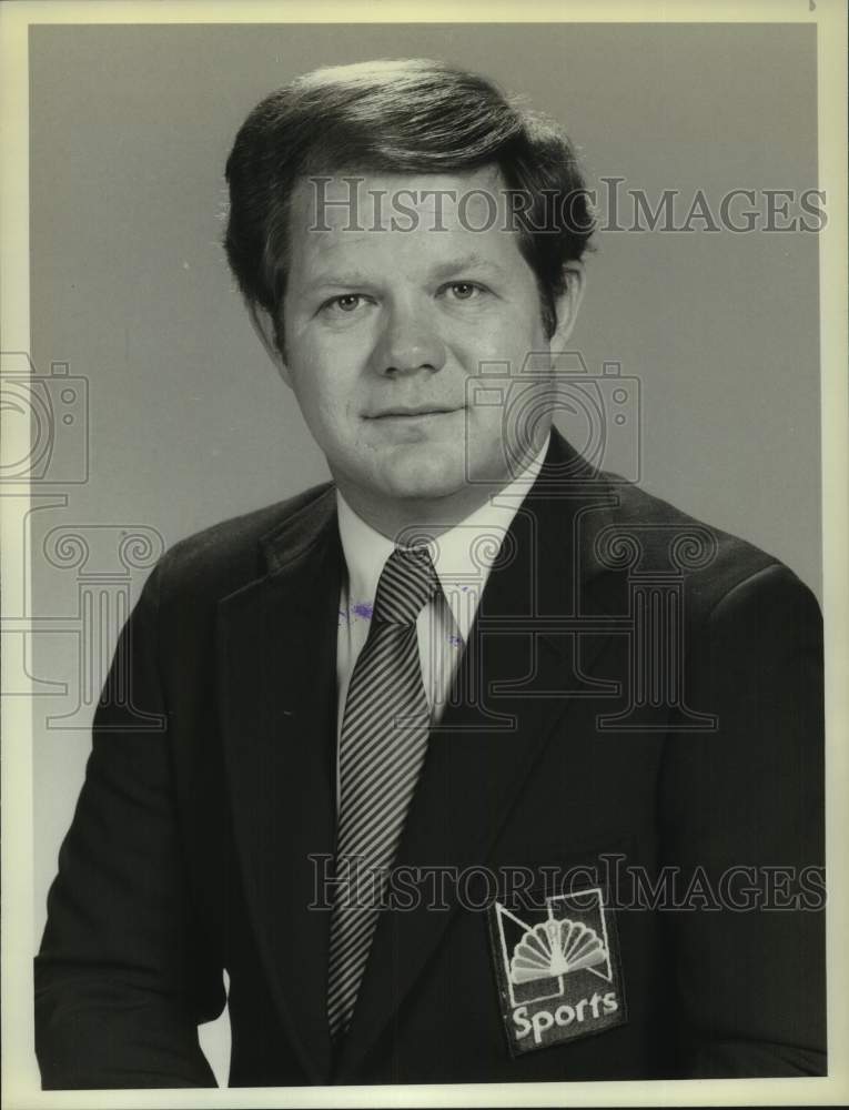 1985 Press Photo NBC sportscaster Paul Page - nos29425- Historic Images