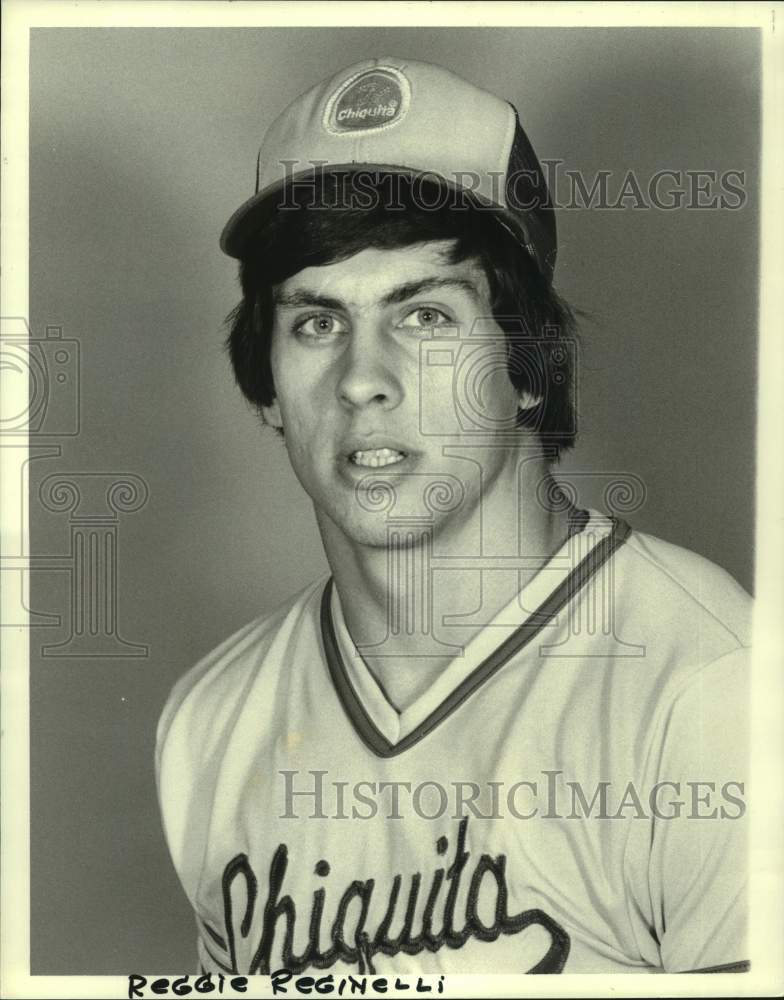 1980 Press Photo Baseball - Reggie Reginelli of Chiquita Team - nos29520- Historic Images