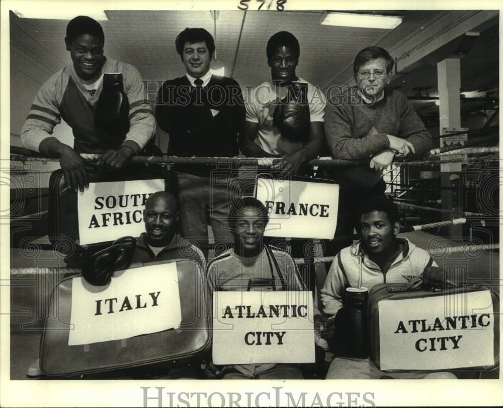 1984 Press Photo New Orleans boxers who will travel for fights - nos29632- Historic Images