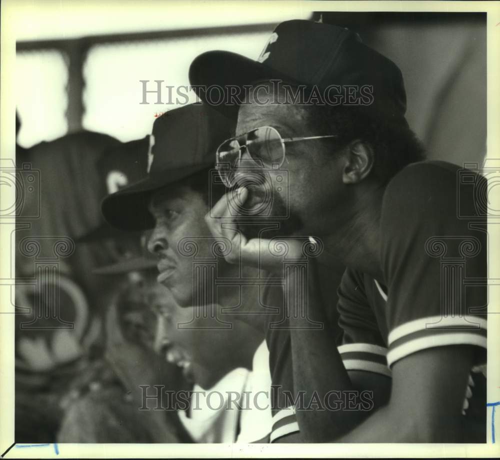 1989 Press Photo Over 40 Baseball World Series players from St. Croix- Historic Images