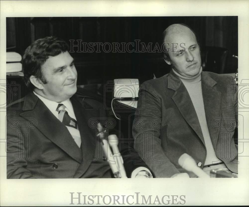 1978 Press Photo New Orleans Saints football coaches Hank Stram &amp; Tom Pratl (R)- Historic Images