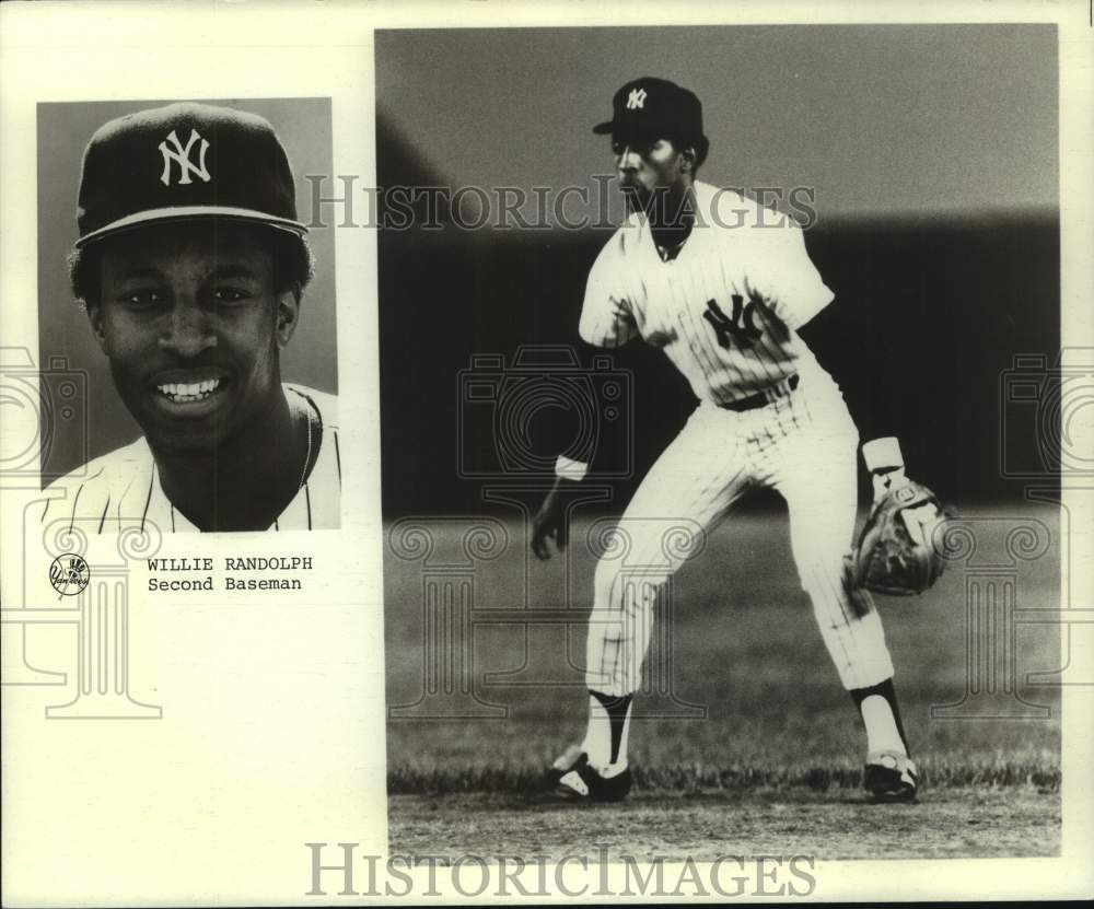 1980 Press Photo New York Yankees baseball player Willie Randolph - nos29924- Historic Images