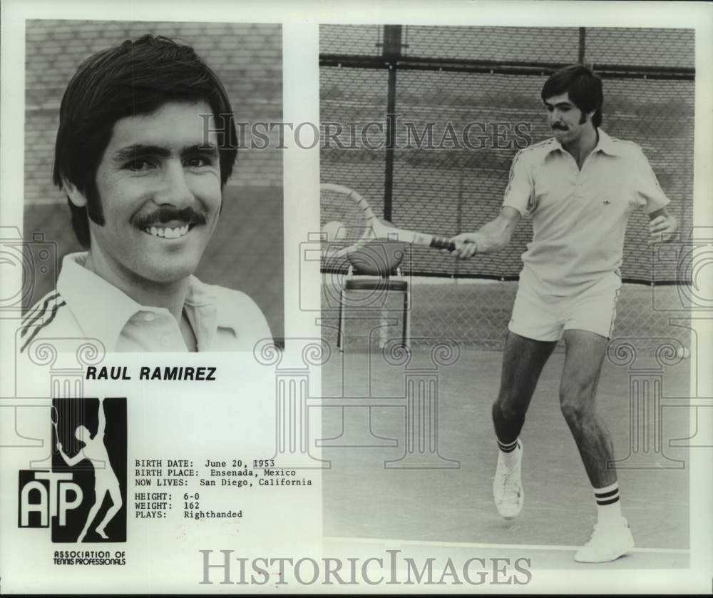 1979 Press Photo ATP tennis pro Raul Ramirez - nos29925- Historic Images