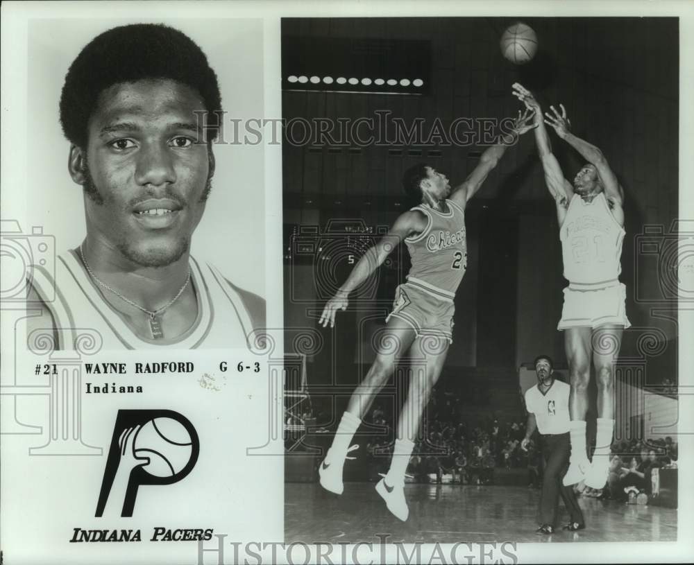 1979 Press Photo Indiana Pacers basketball player Wayne Radford - nos29936- Historic Images