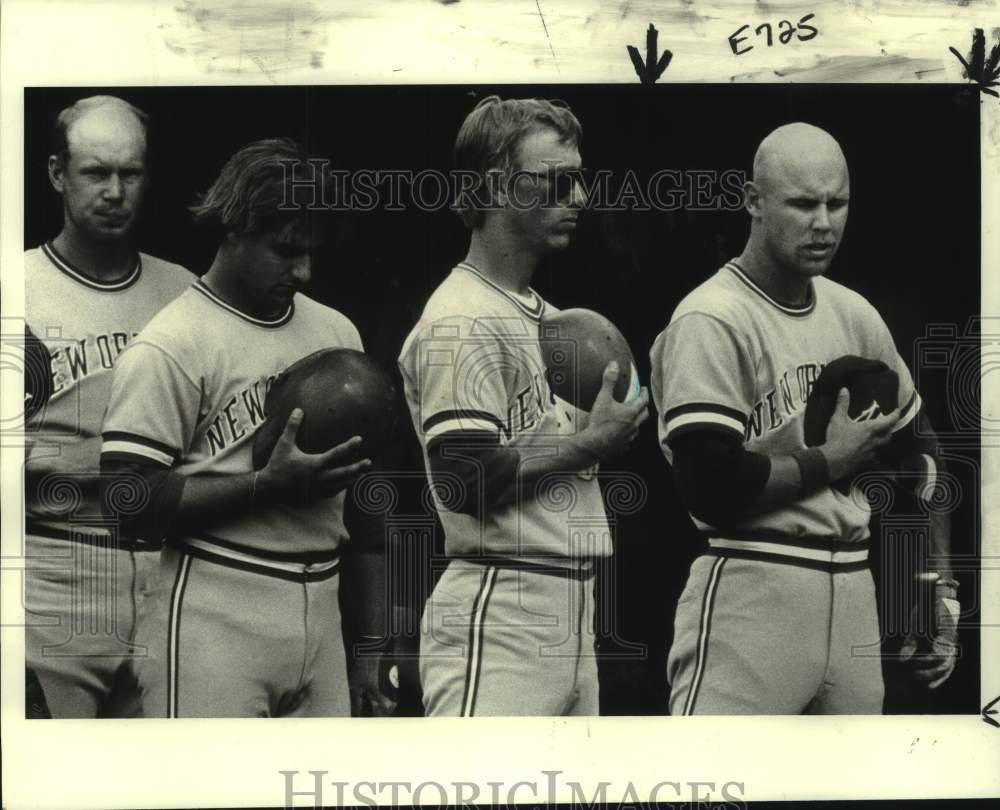 1979 Press Photo New Orleans college baseball player Mike Quade - nos29959- Historic Images