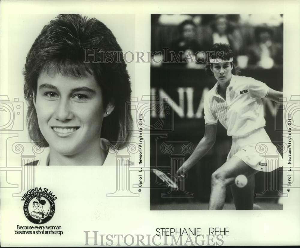 1989 Press Photo Women&#39;s tennis pro Stephanie Rehe - nos30034- Historic Images