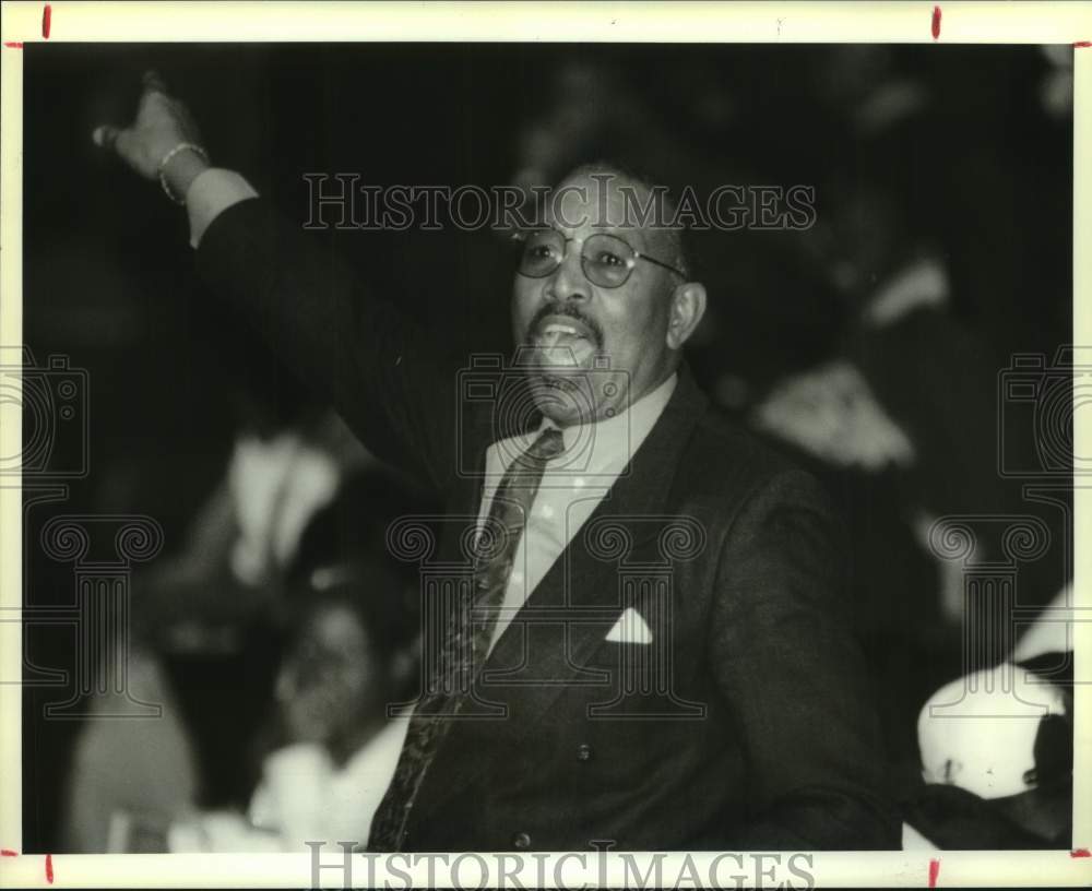 1996 Press Photo Reed High basketball coach Glenn Cobb - nos30036- Historic Images