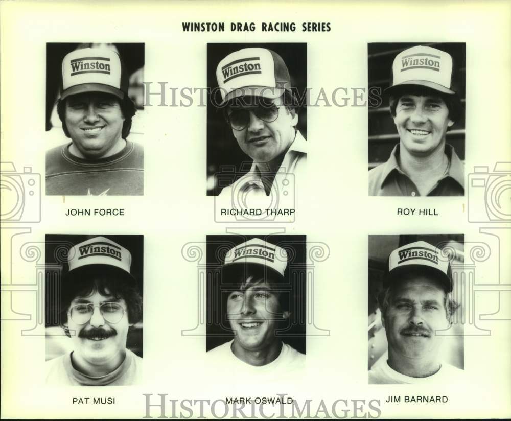 1982 Press Photo Winston Drag Racing Series - Drivers - nos30096- Historic Images