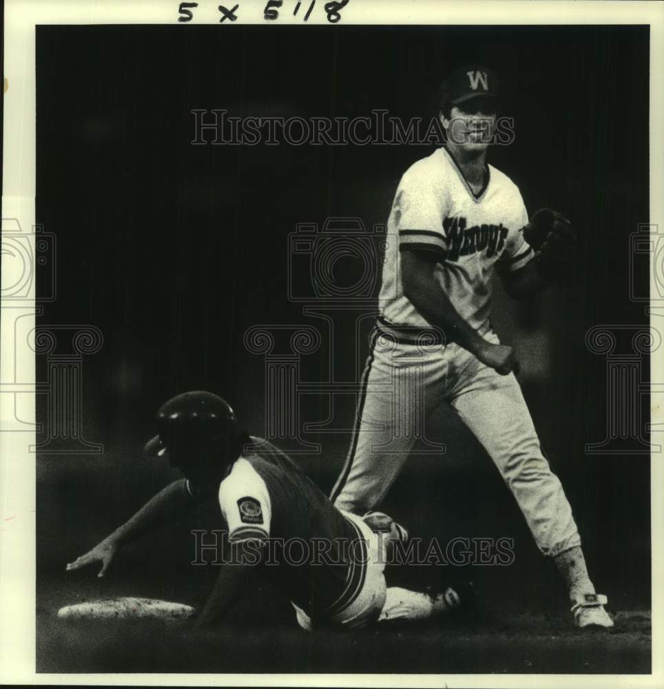 1983 Press Photo Wendy&#39;s American Legion baseball player Jeff Schwaner- Historic Images