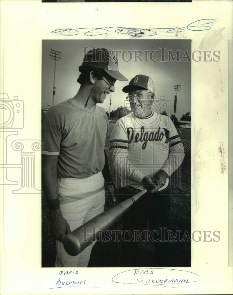 1978 Press Photo NORD baseball director Rags Scheuermann and Chris Belmont- Historic Images