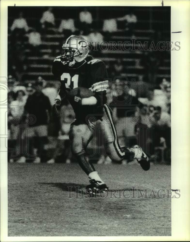 1990 Press Photo Football - Paul Nixon, Covington Running Back - nos30450- Historic Images