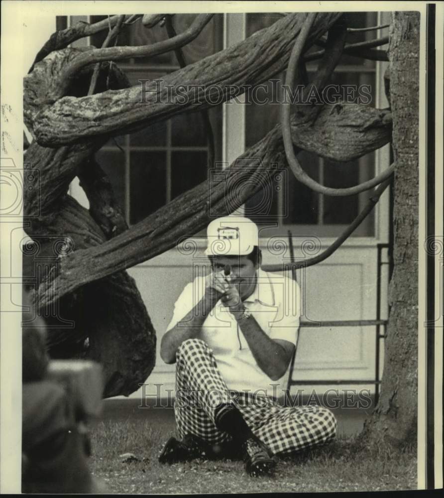 1972 Press Photo Defending champion Charles Coody at the Masters golf tournament- Historic Images