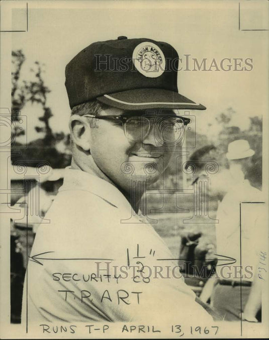 1967 Press Photo Golf - Mason Rudolph Smiling - nos30694- Historic Images