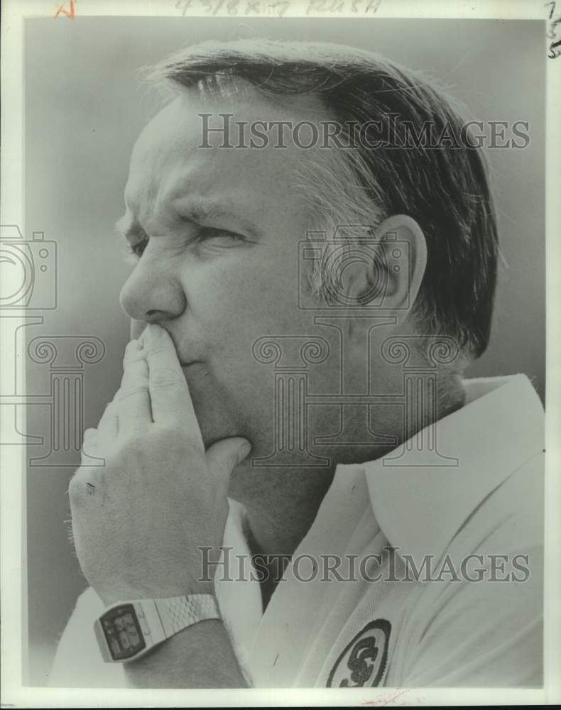 1979 Press Photo Southern Cal college football John Robinson - nos30927- Historic Images