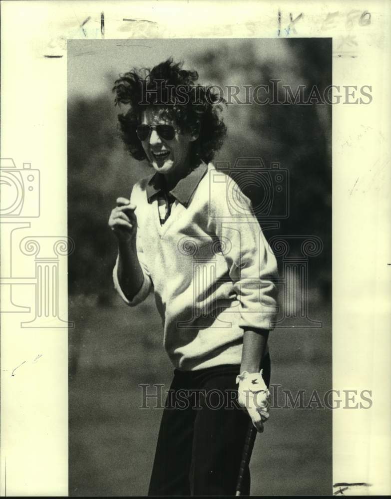 1979 Press Photo Golfer Jane Rosen smiles after winning New Orleans Women&#39;s meet- Historic Images