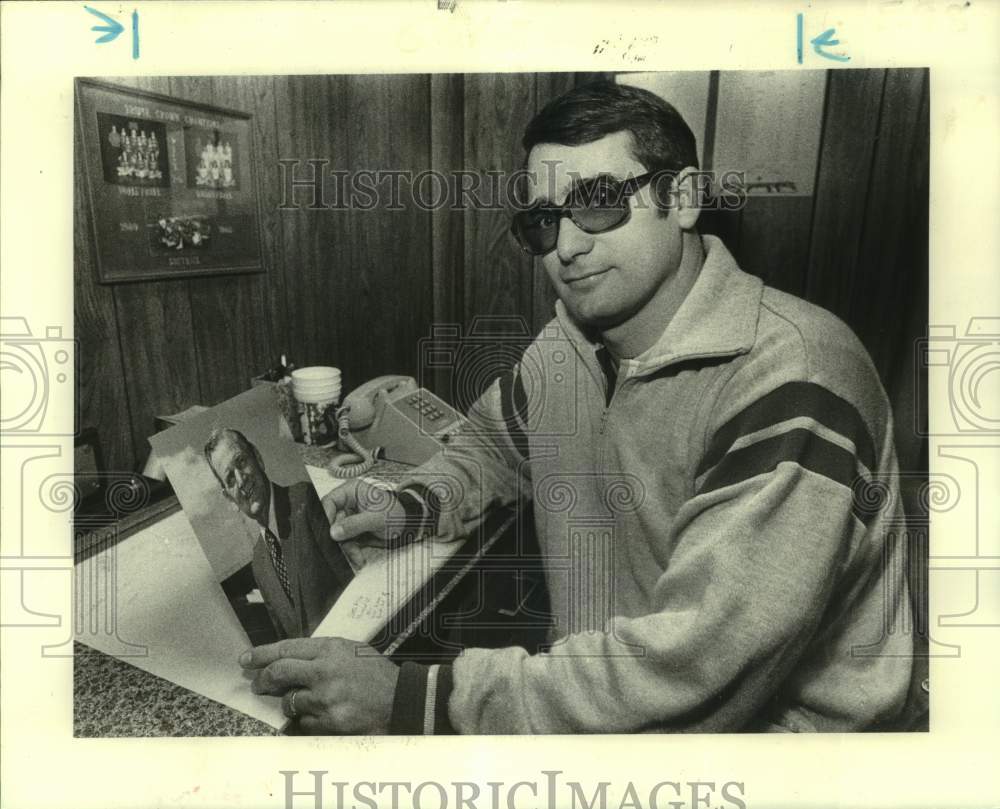 1983 Press Photo Former Alabama college football player Ashton &quot;Bubba&quot; Sawyer- Historic Images