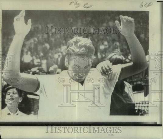 Press Photo Davis Cup tennis player Manuel Santana of Spain - nos31130- Historic Images