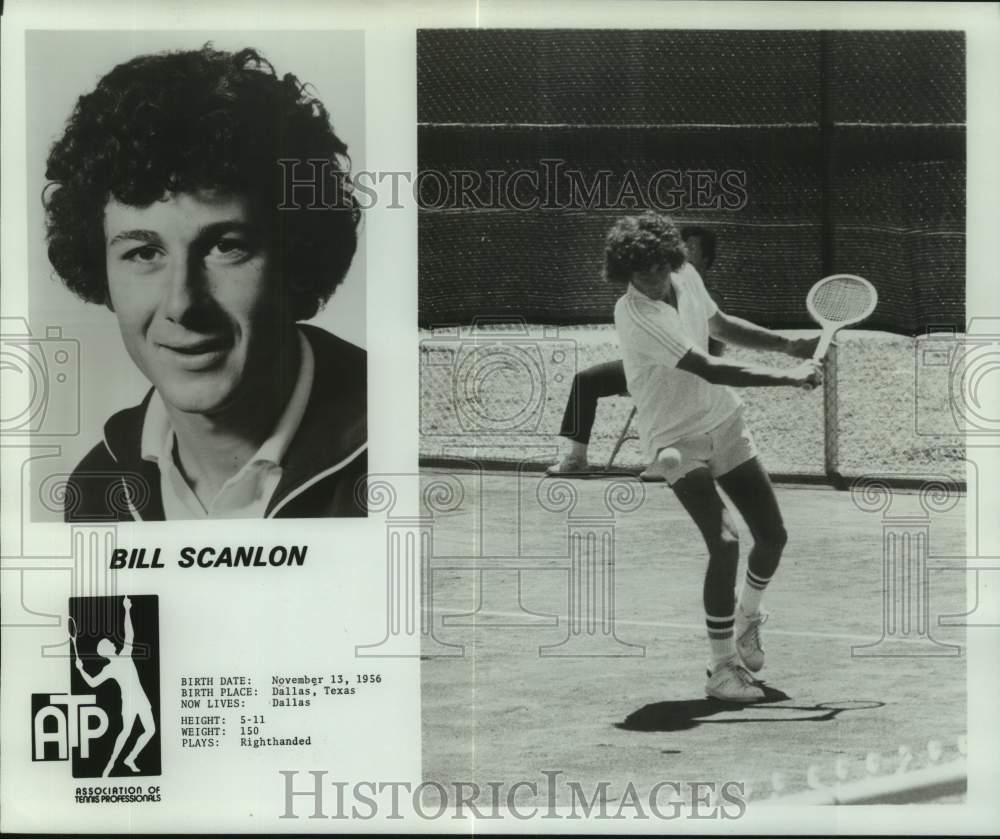 1979 Press Photo ATP tennis player Bill Scanlon - nos31132- Historic Images