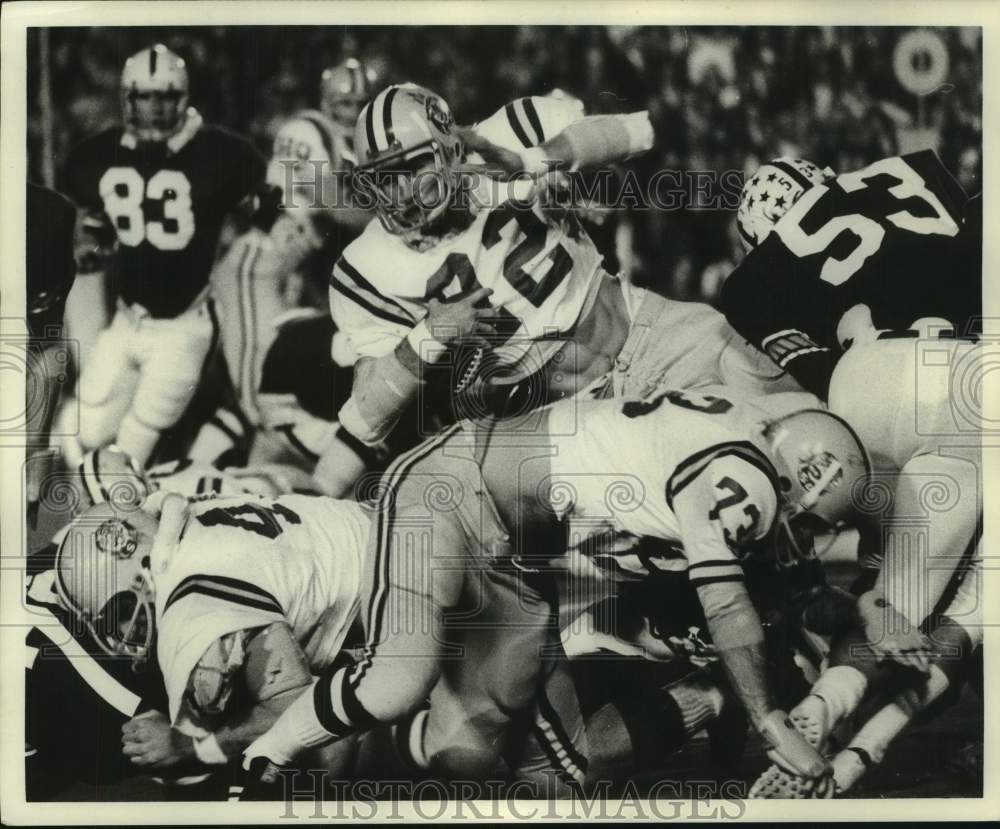 Press Photo LSU football player Steve Rogers in action - nos31632- Historic Images