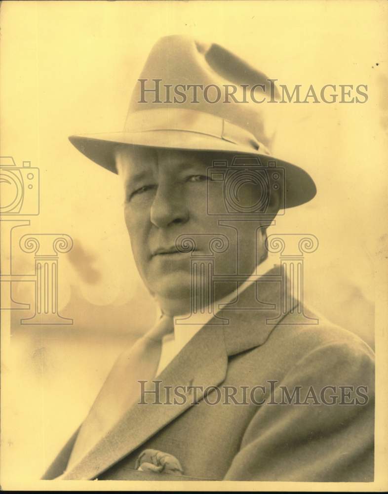 Press Photo Racing Secretary Richard A. Leigh - nos31705- Historic Images