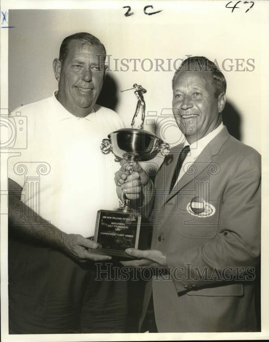 1968 Press Photo C.C. Bill Whitley, Winner New Orleans Petroleum Invitational- Historic Images
