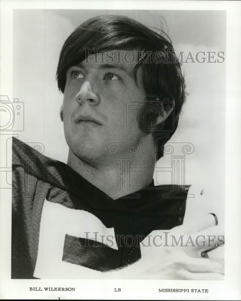 1973 Press Photo Linebacker Bill Wilkerson, Mississippi State Football- Historic Images