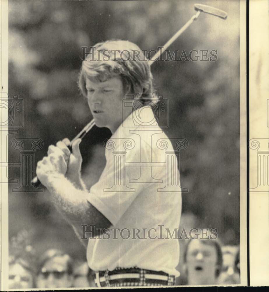 1973 Press Photo Golfer Tom Watson at Byron Nelson Golf Classic in Dallas- Historic Images