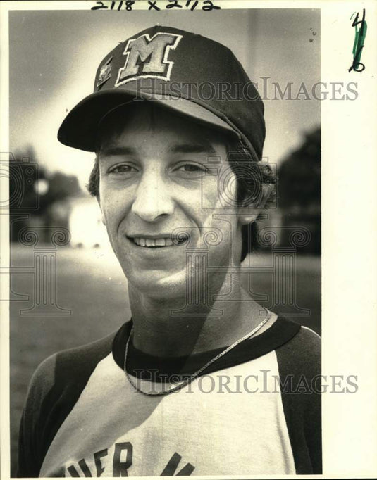 1982 Press Photo Baseball Player David Ward - nos31867- Historic Images