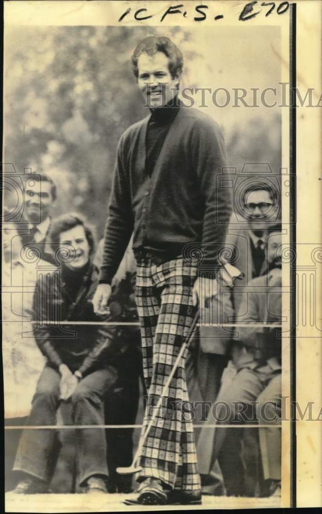 1972 Press Photo Golfer Tom Weiskopf - nos31913- Historic Images