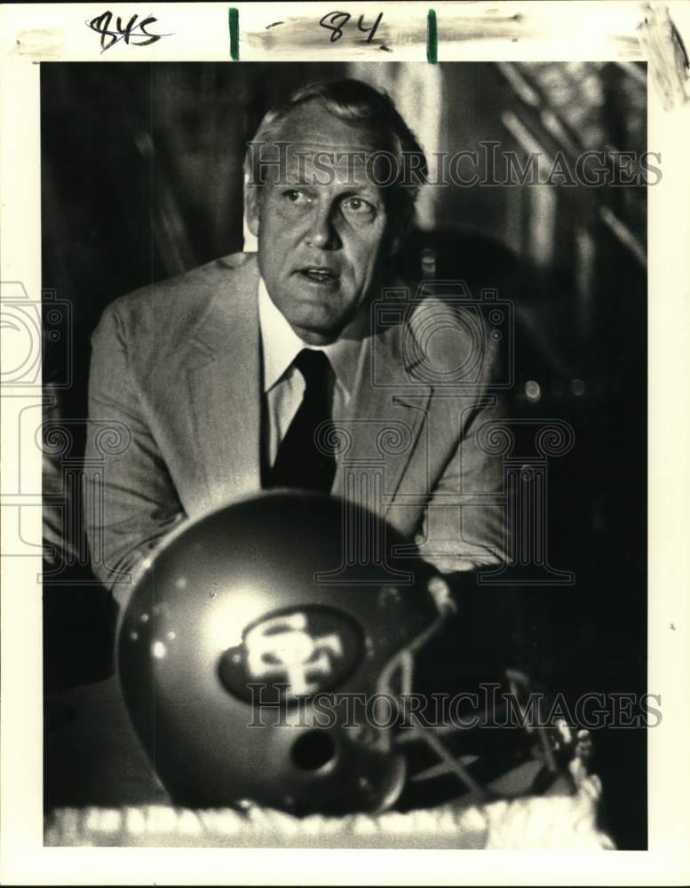 1980 Press Photo San Francisco 49ers Head Bill Walsh - nos32127- Historic Images