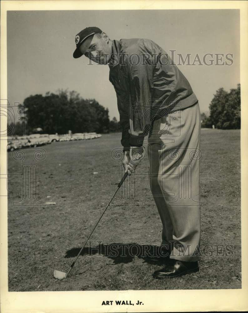 Press Photo Golfer Art Wall, Jr. - nos32167- Historic Images