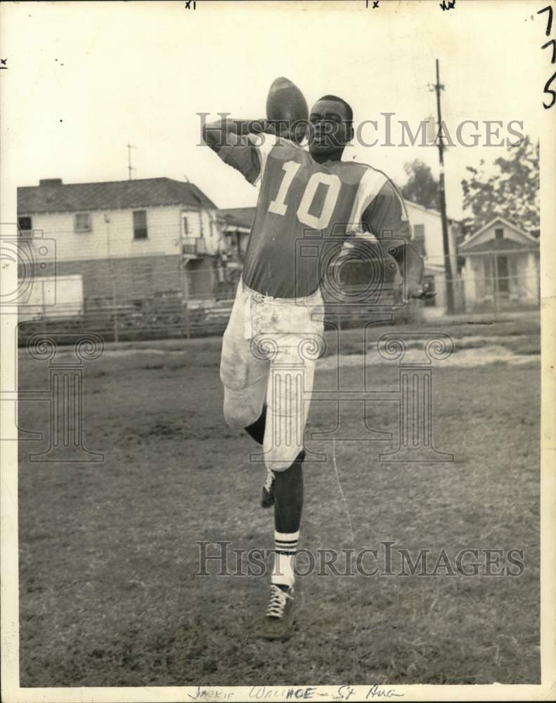 1968 Press Photo Jackie Wallace, Knights Football Player - nos32268- Historic Images