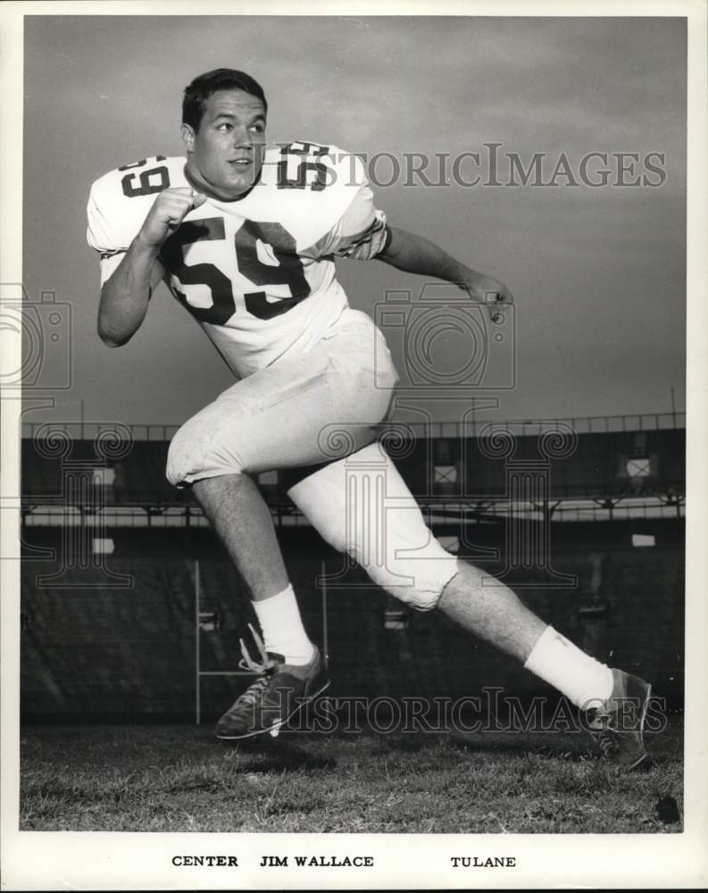 1966 Press Photo Tulane Center Jim Wallace - nos32271- Historic Images