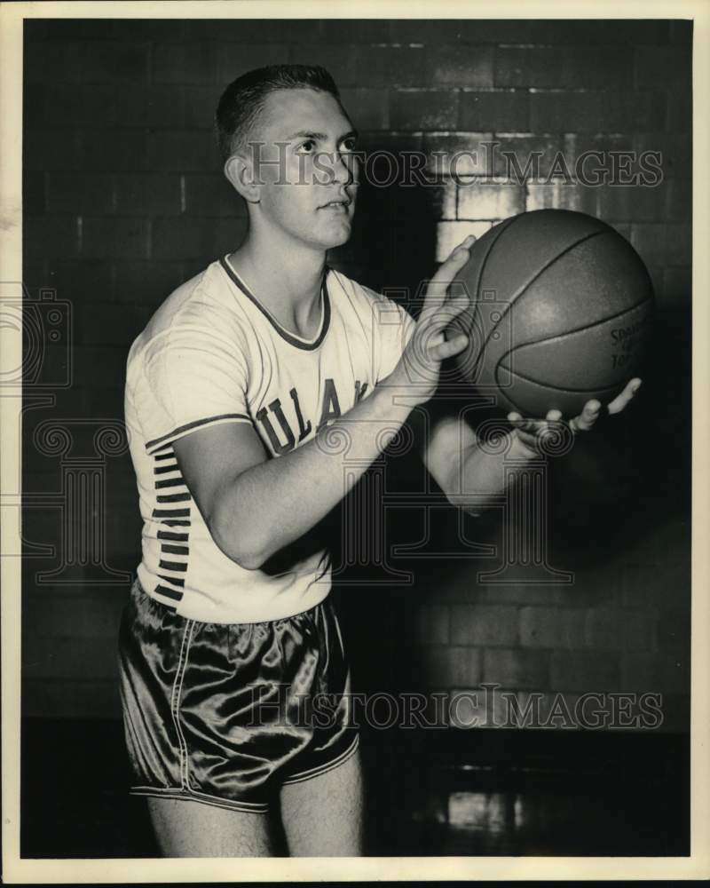 Press Photo Roland Wallace, Tulane University Forward - nos32275- Historic Images