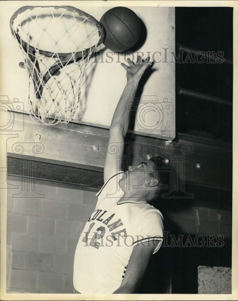 Press Photo Phil Wallace, Tulane Basketball Player - nos32277- Historic Images