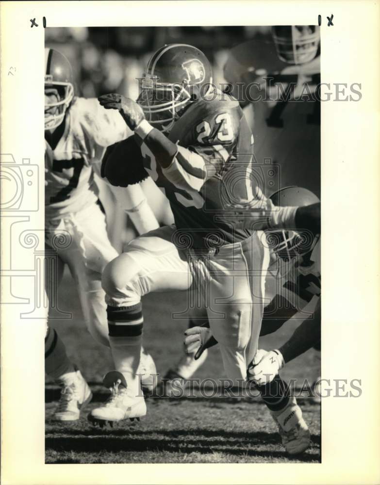 1990 Press Photo Sammy Winder, Denver Broncos Running Back in AFC Championship- Historic Images