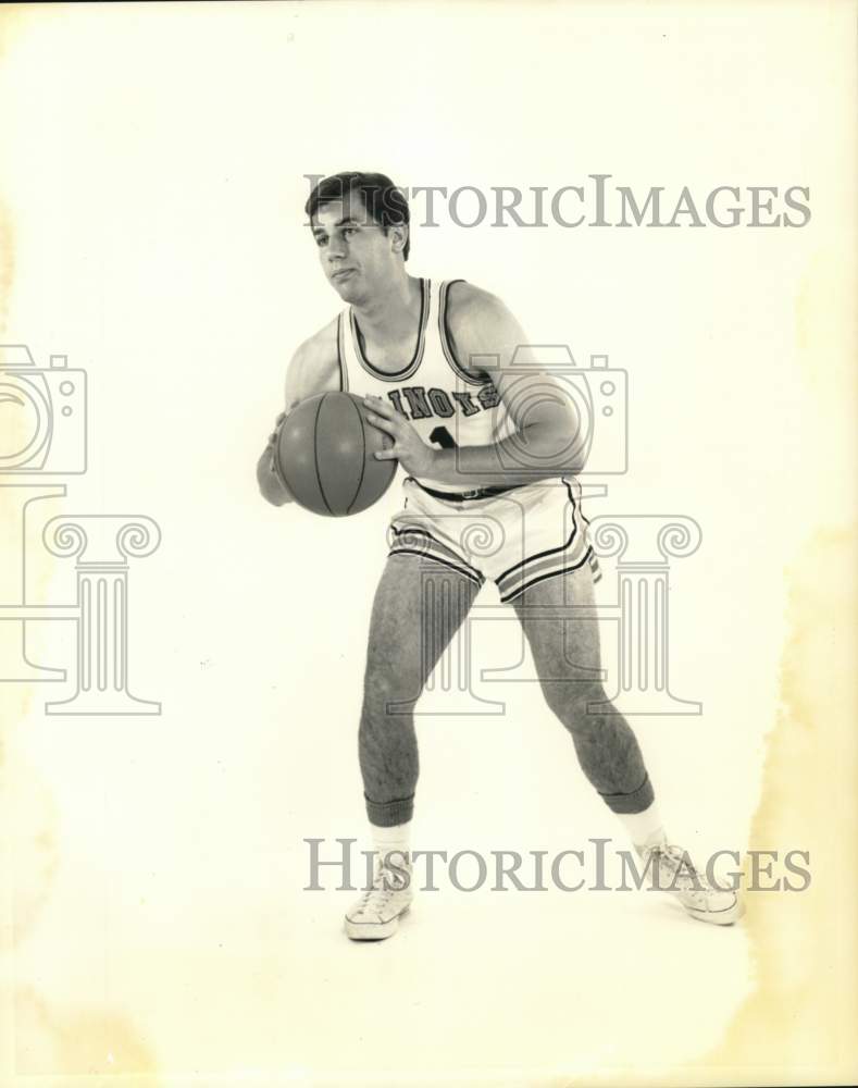 1969 Press Photo Bob Windmiller, University of Illinois Basketball Player- Historic Images