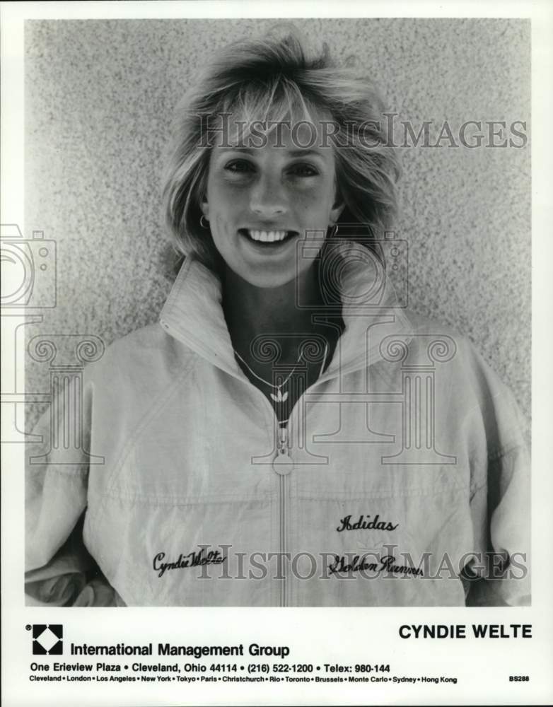 1989 Press Photo Runner Cyndie Welte - nos32309- Historic Images