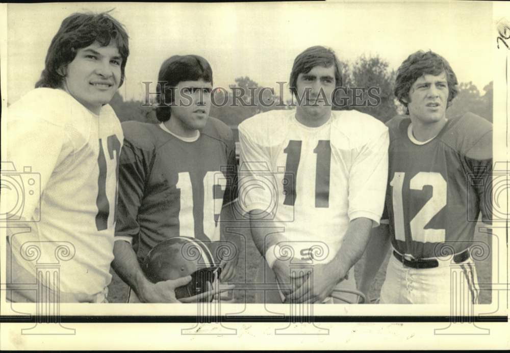 1973 Press Photo 49th Annual East-West Shrine Classic Starting Quarterbacks- Historic Images