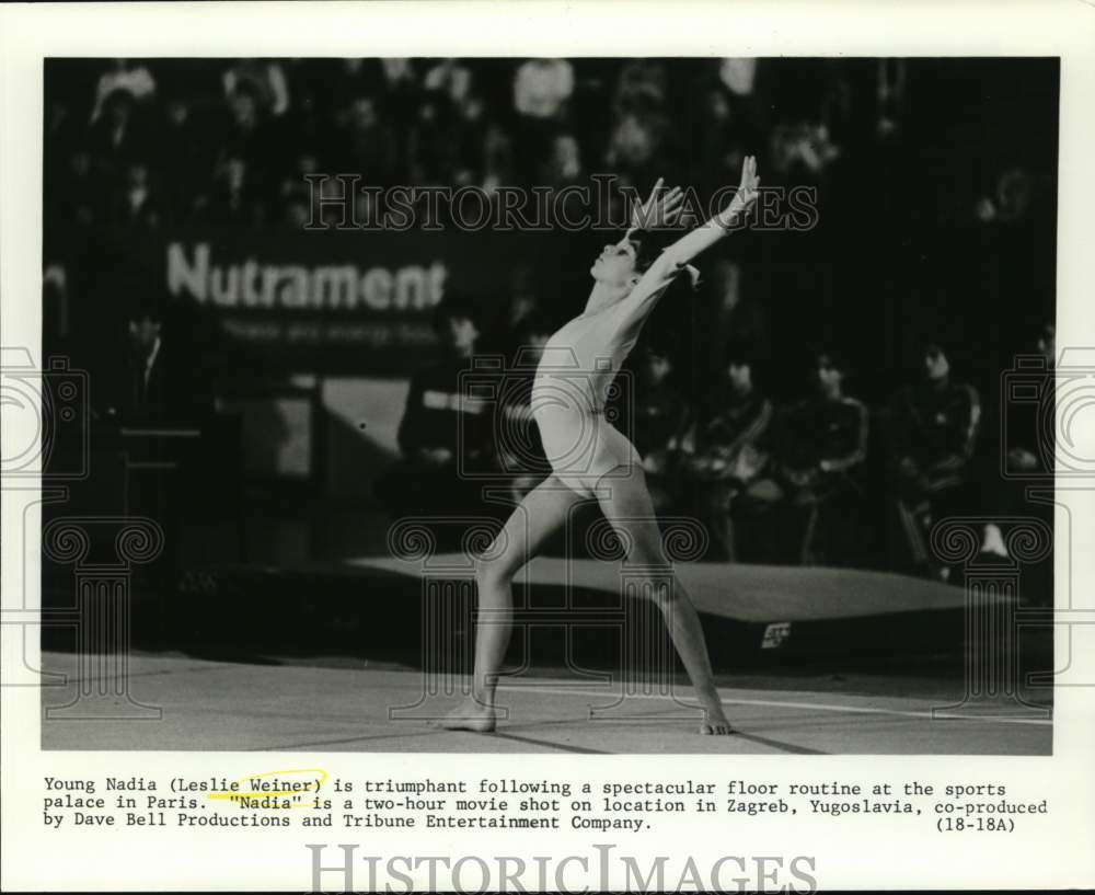 198 Press Photo Leslie Weiner in &quot;Nadia&quot; Movie - nos32683- Historic Images