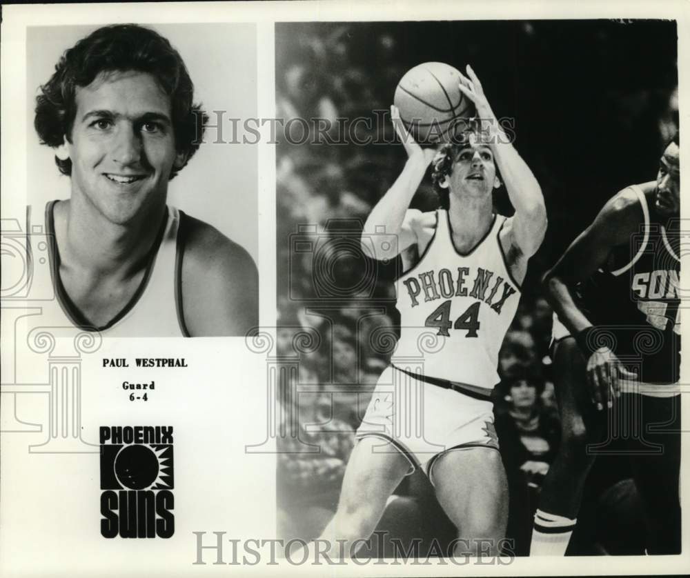 1978 Press Photo Paul Westphal of Phoenix Suns - nos32696- Historic Images