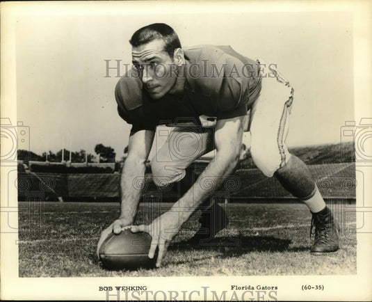 Press Photo Bob Wehking of Florida Gators - nos32719- Historic Images