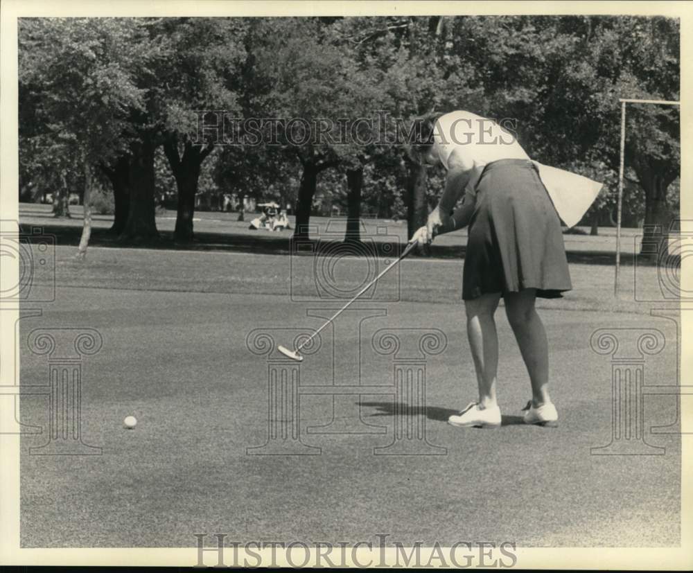 1978 Press Photo Golfer Mrs. George Shirley - nos32725- Historic Images