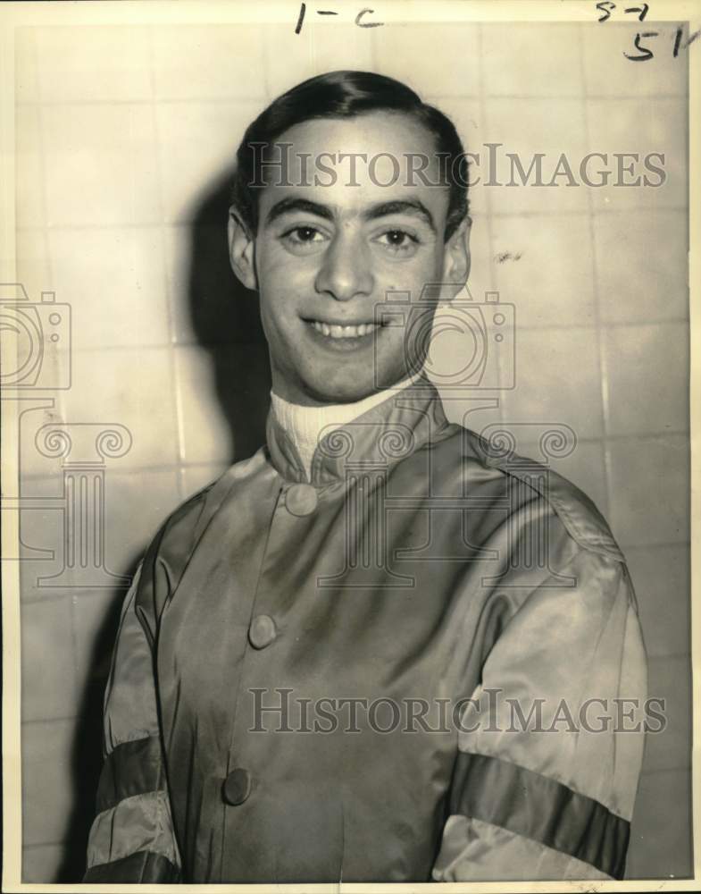 1968 Press Photo Jockey Mike Venezia - nos32841- Historic Images