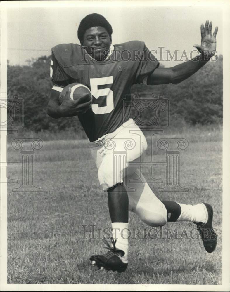 1971 Press Photo Don Warmington, Shaw Running Back - nos32930- Historic Images