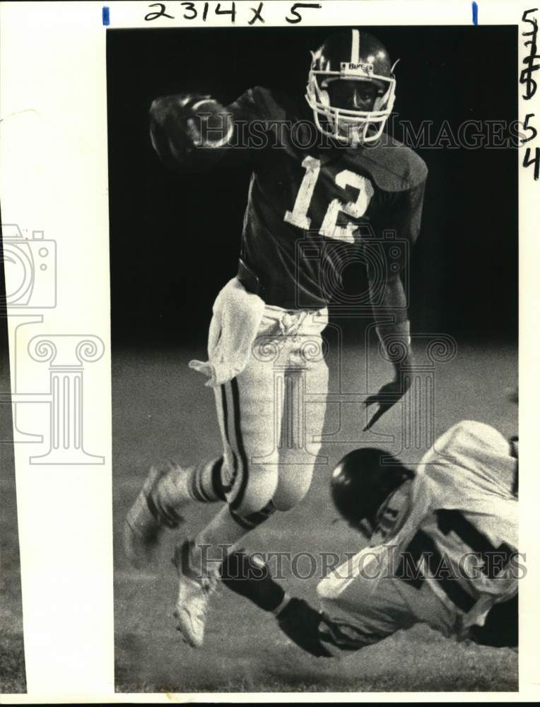 1982 Press Photo Lions Football Player James Watts - nos32971- Historic Images